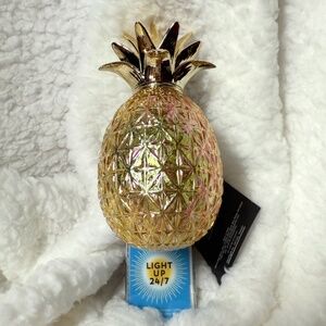 *SOLD ON EBAY* Bath and Body Works Gold Pineapple Fiber Optic Glow Wallflower